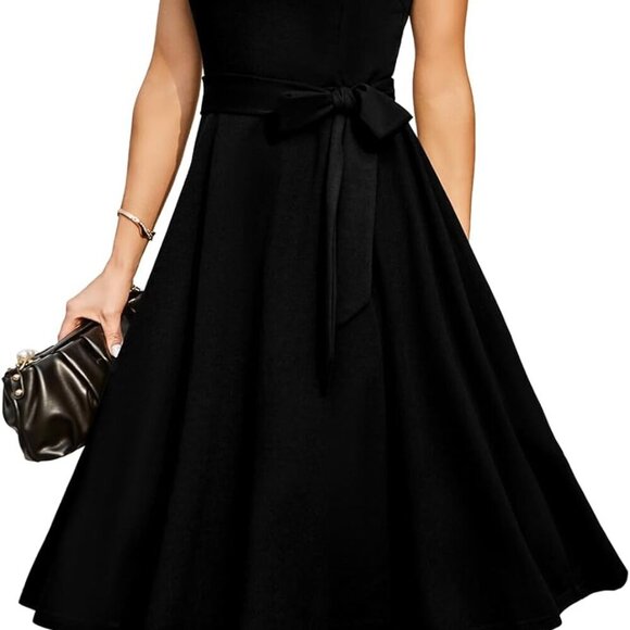 Women's Cocktail Dresses, Formal Wedding Guest Church Modest Party Prom Dress 20 - Picture 1 of 4
